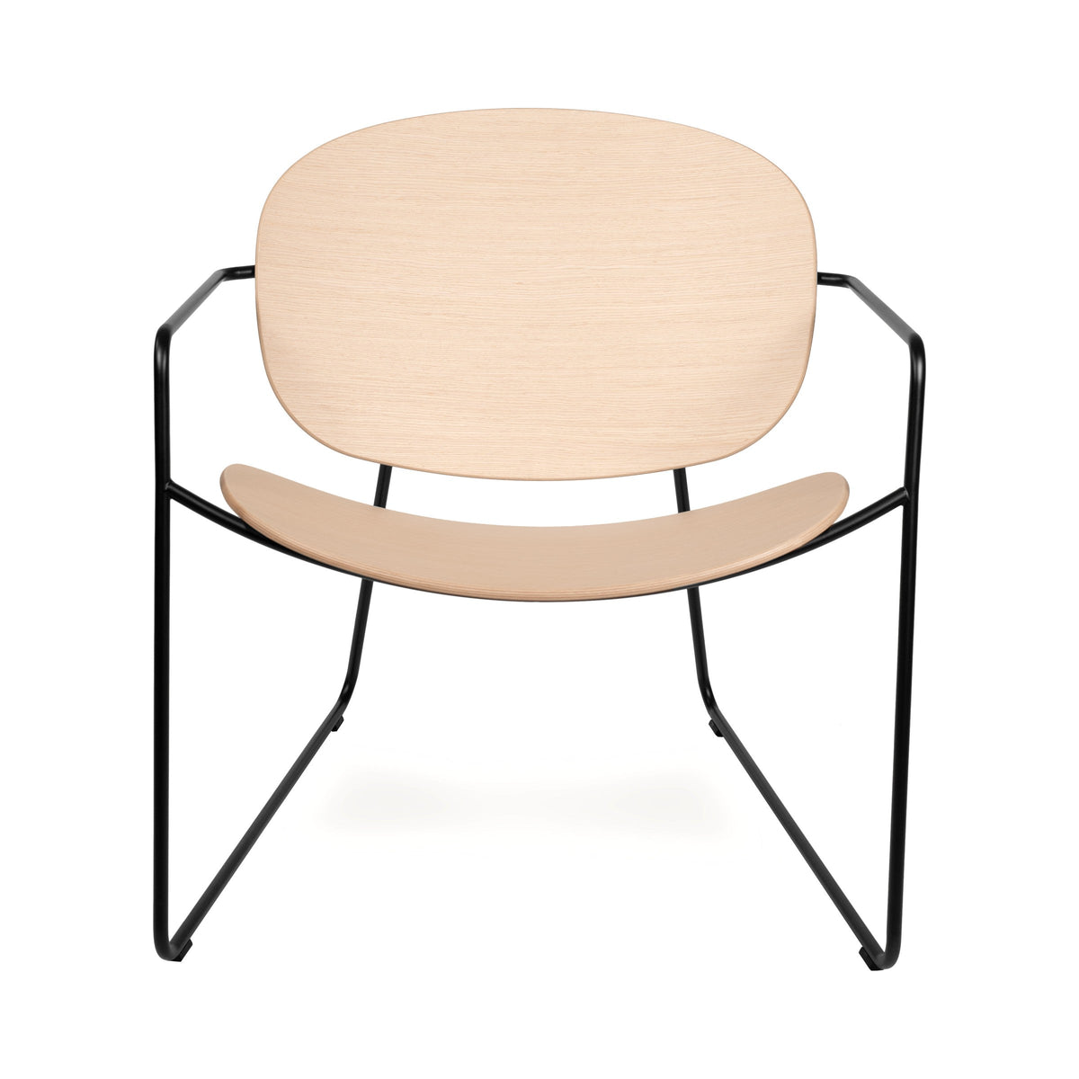 Tondina Lounge Chair in natural oak