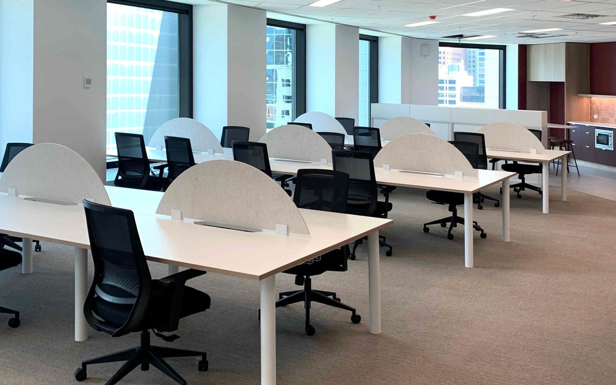TUBE workstations in an office