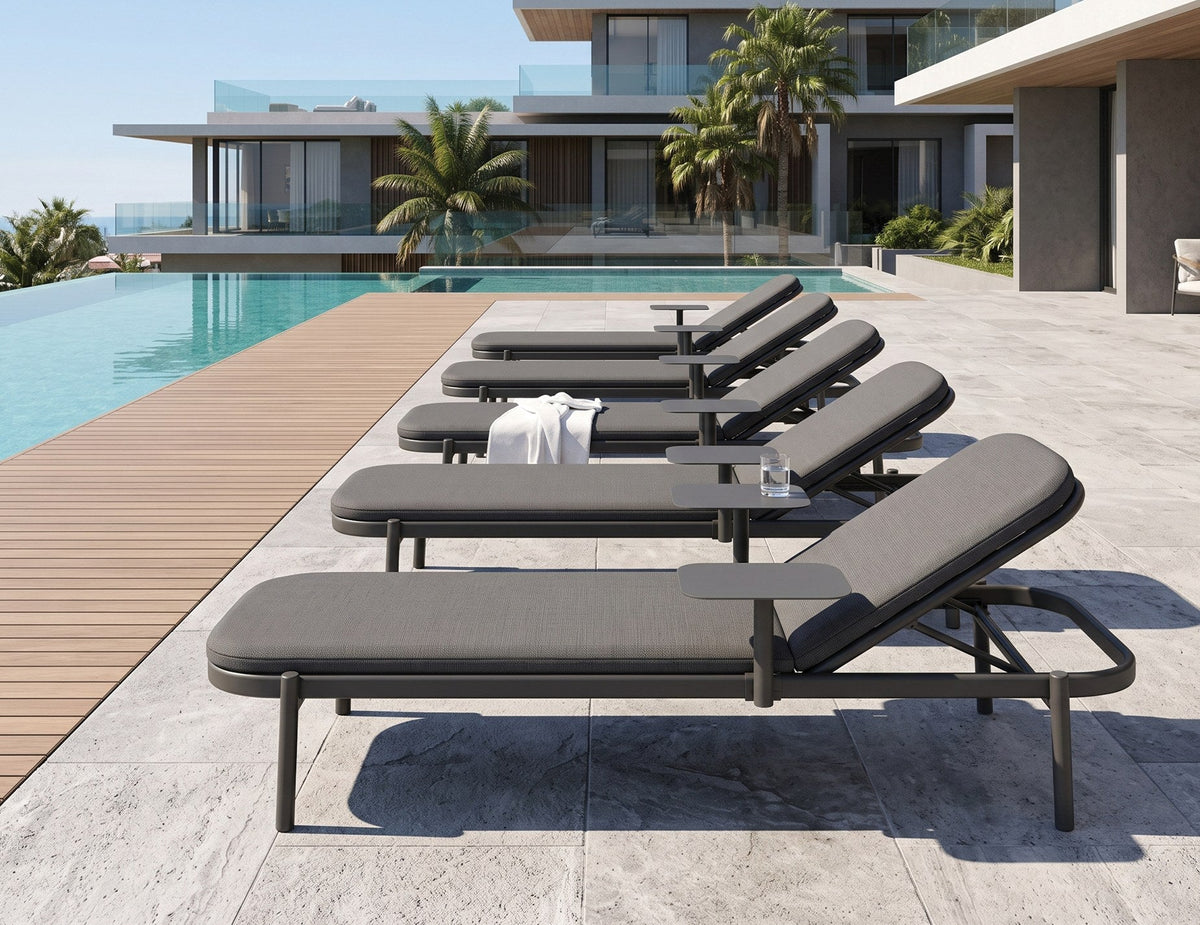 Verano Outdoor Sun Lounge in a styled interior