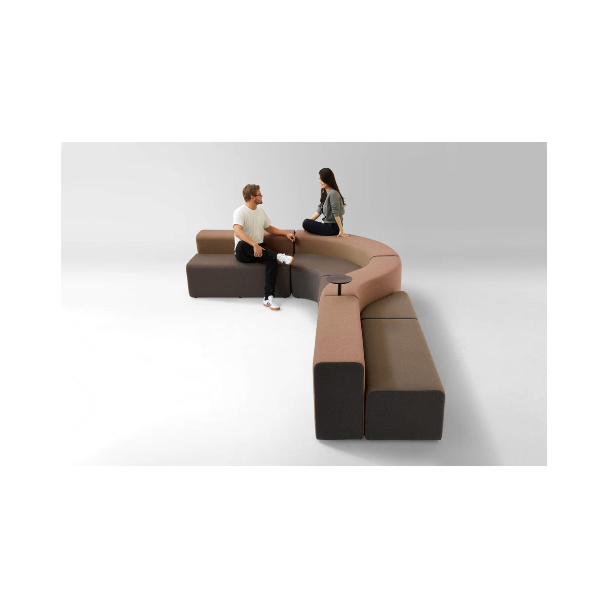 XOXO seating in brown
