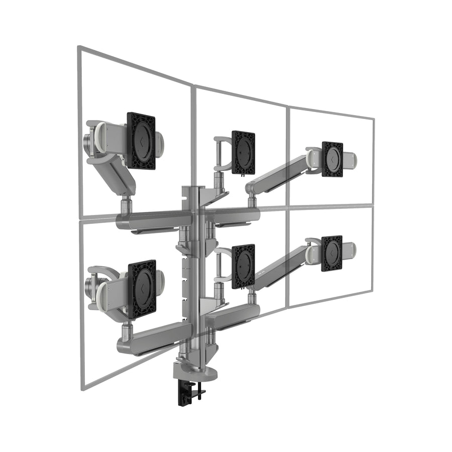 ZP6 Six-Screen Post Monitor System