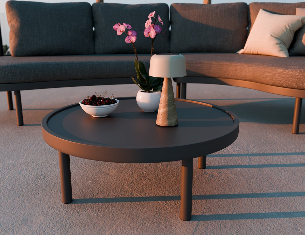 Aluna Outdoor Coffee Table in a styled interior