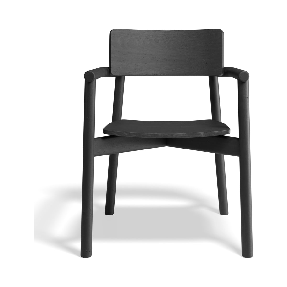Andi timber armchair in American ash – view 2