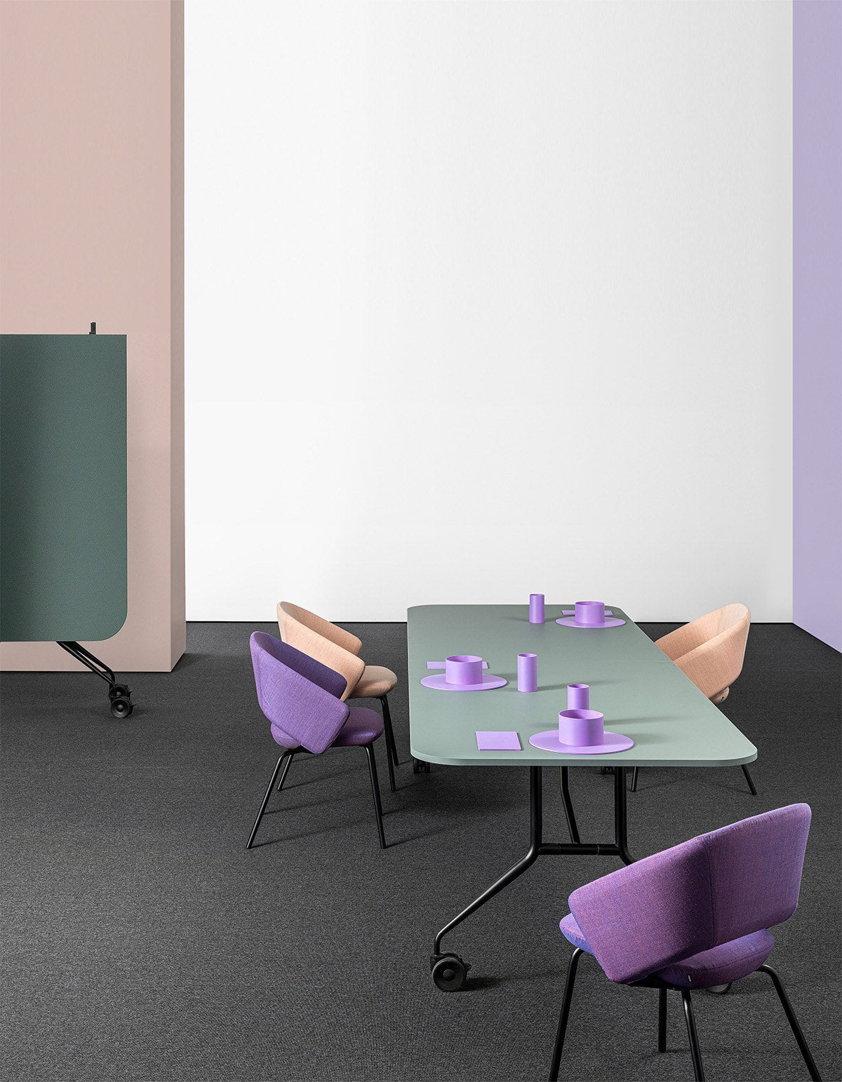Argo Libro folding table in a meeting room