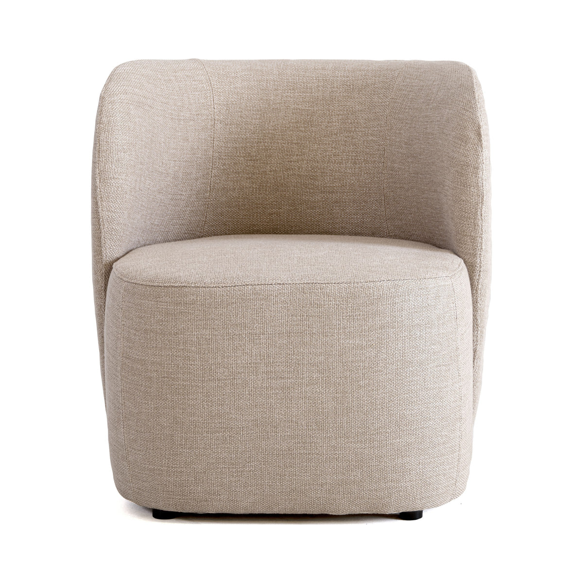 Cap armchair, front view