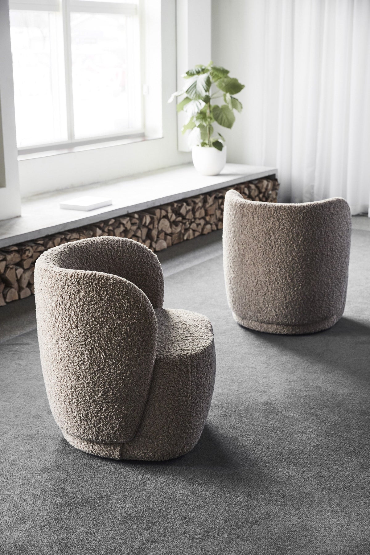 Cap in a styled interior