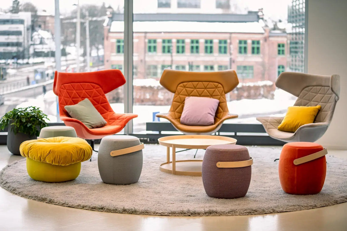 Offecct Carry On stools in an interior