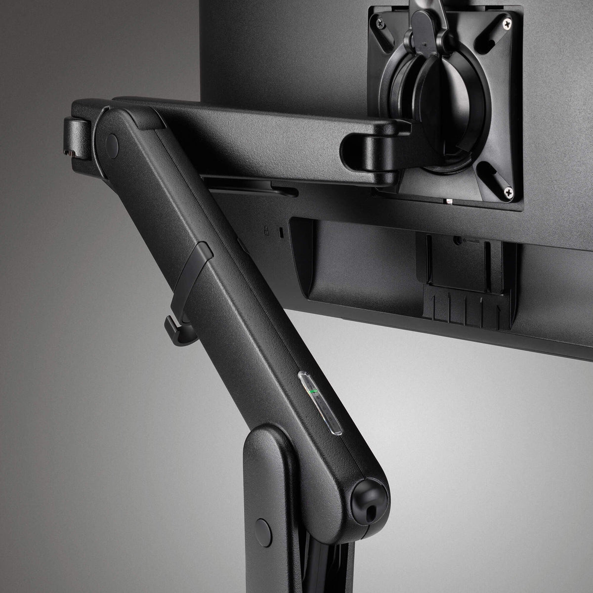 Ollin Monitor Arm, detail of the arm and monitor head
