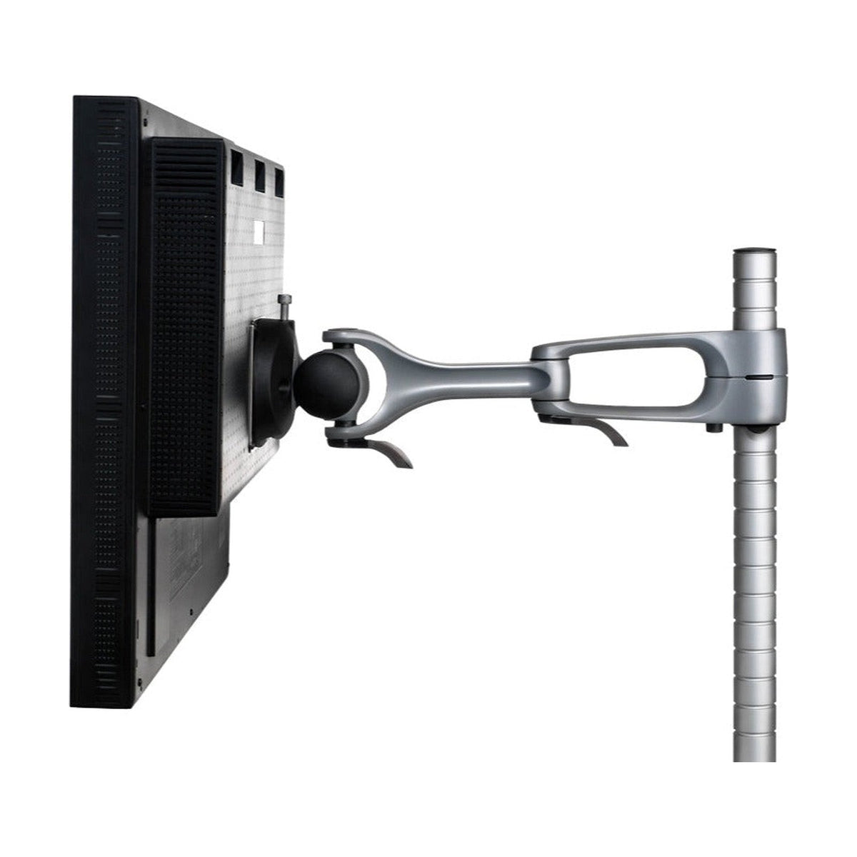 Wishbone Plus carrying a screen on a post, side profile