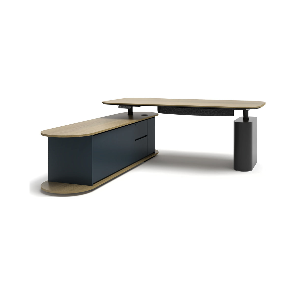 COLUMN h/a Executive Desk, three-quarter view