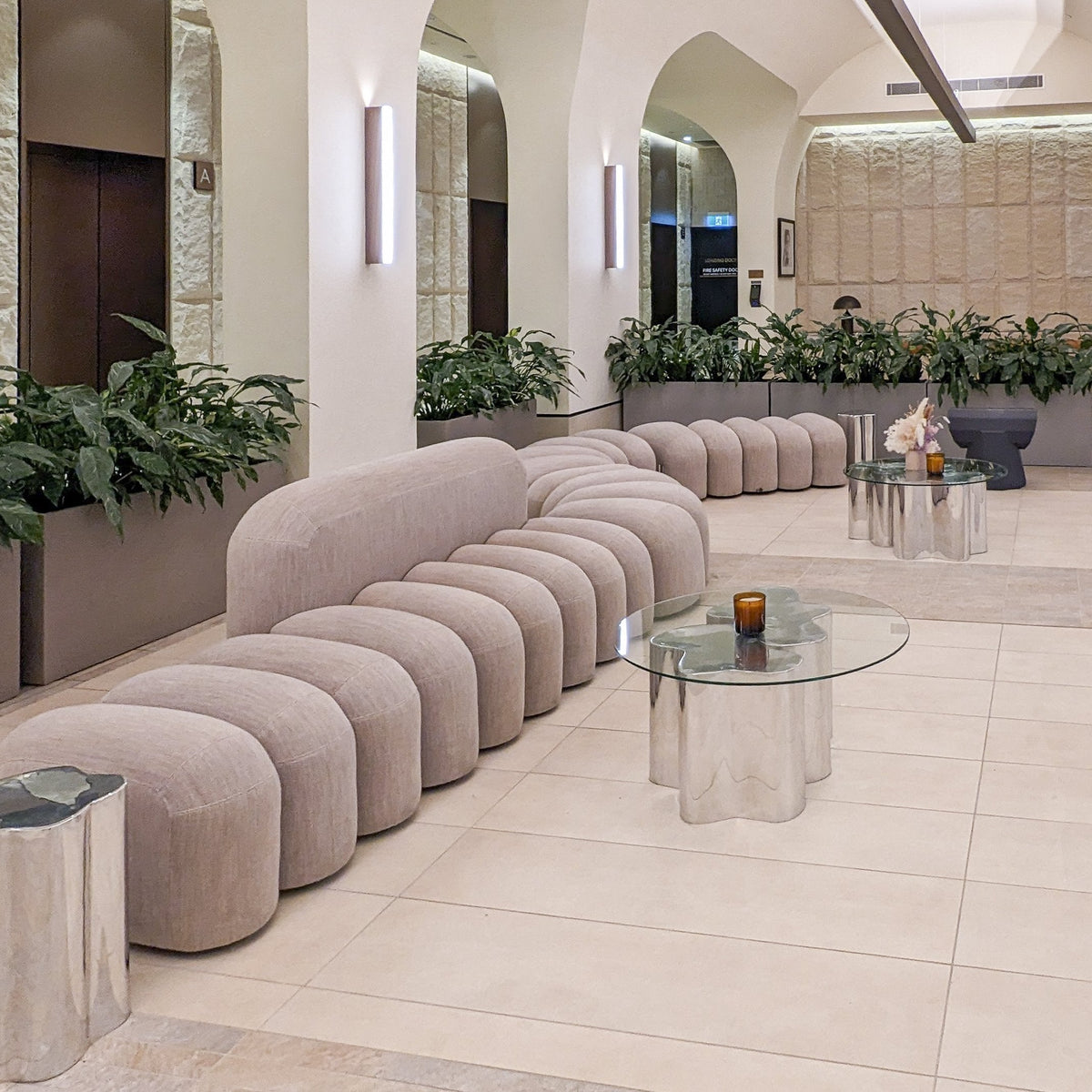 DATUM modular seating in an interior