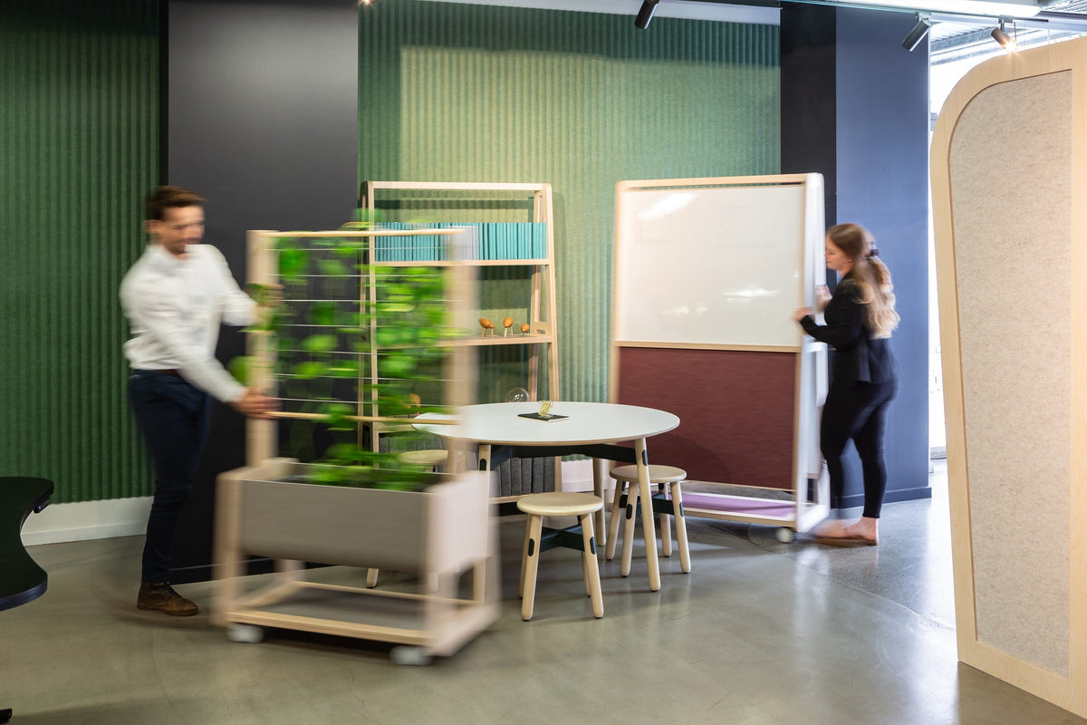 Etch units in a meeting space