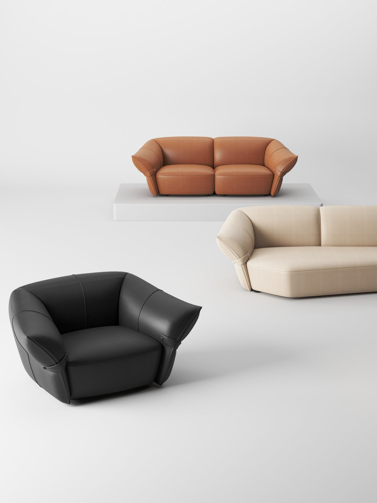 Flower sofa in a lounge