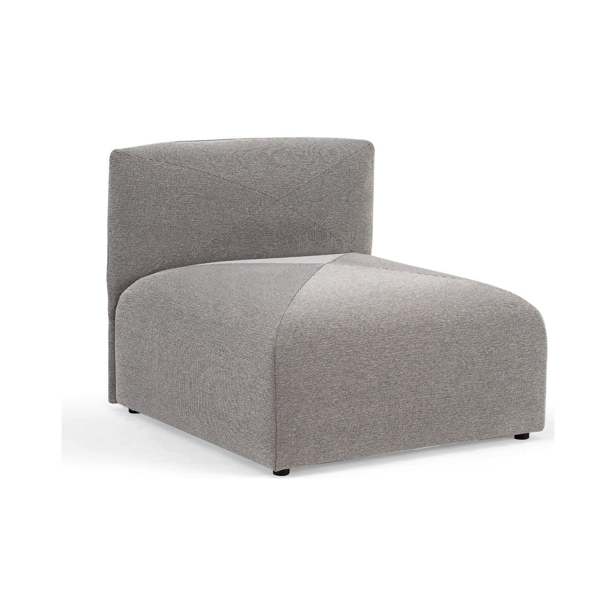 Blob Lounge 1-seat module in grey