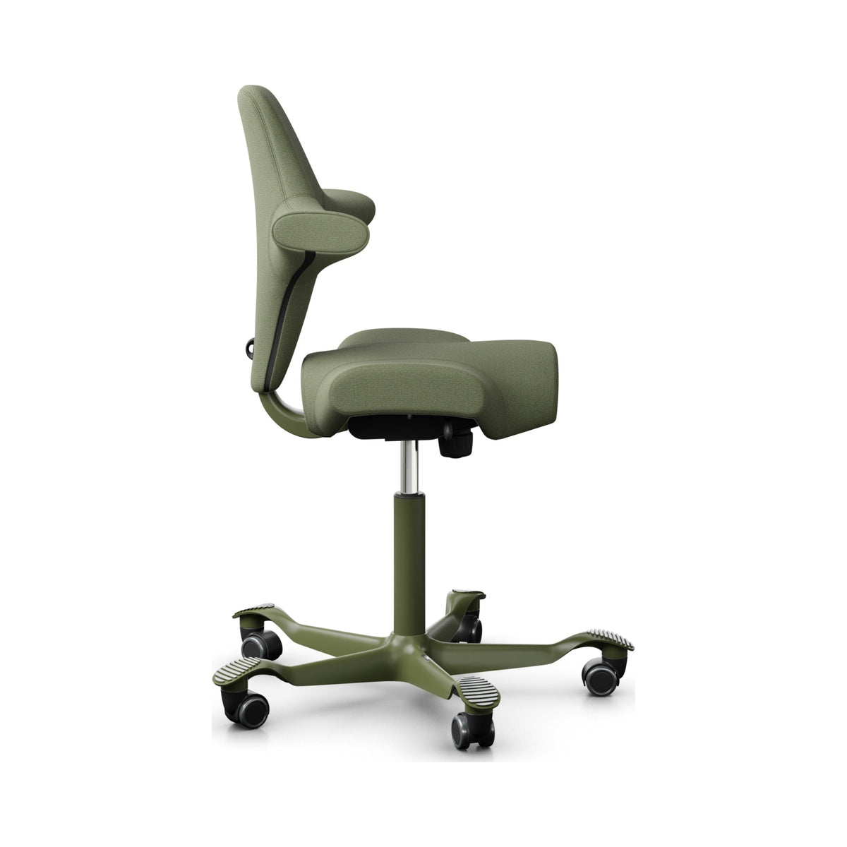 HÅG Capisco 8106 in moss, side view
