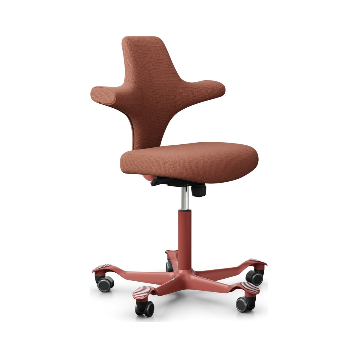 HÅG Capisco 8106 in rust with blush rose base