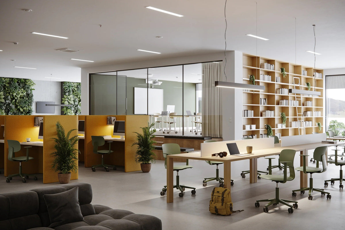 HÅG Tion chairs in a workspace