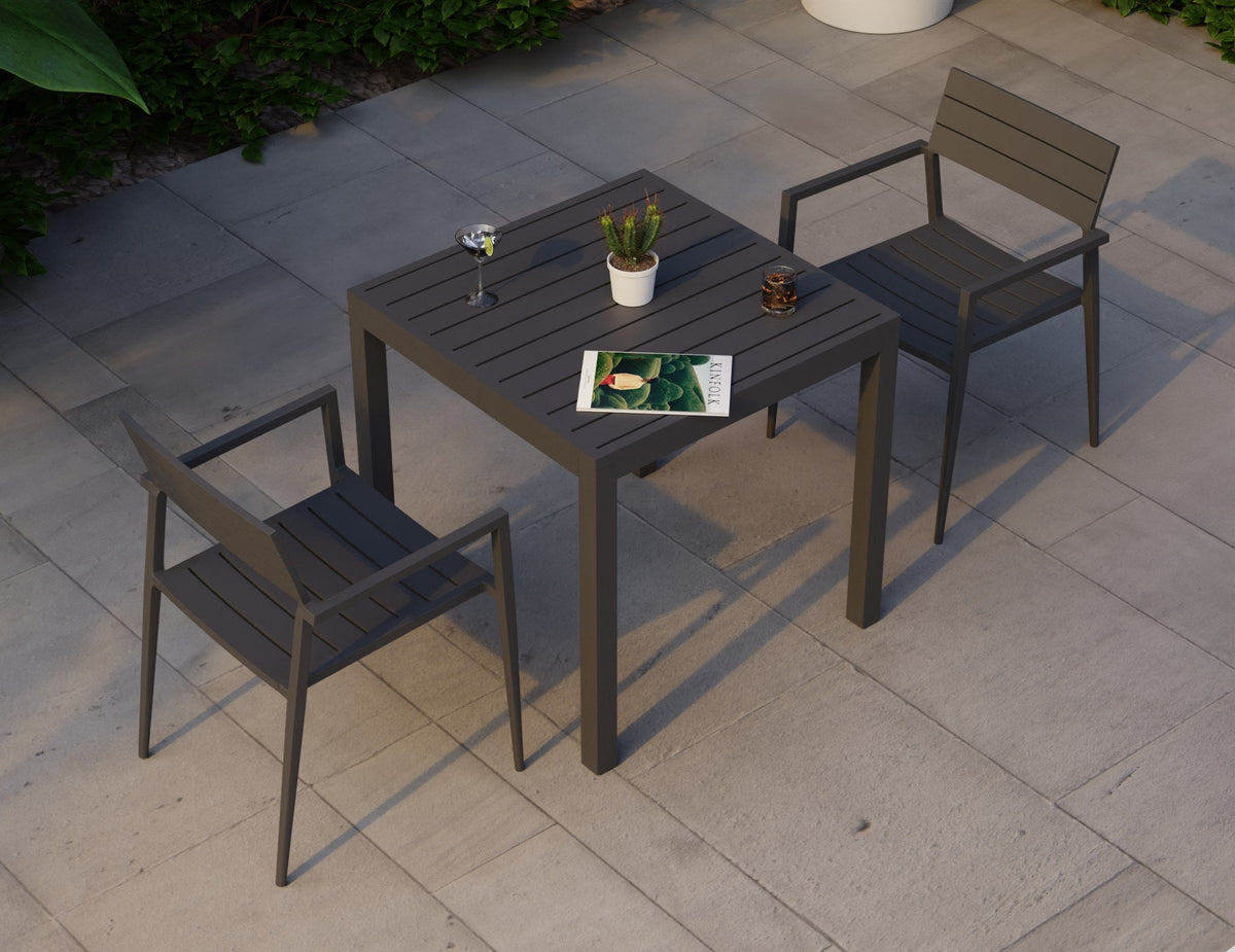 Halki Outdoor Dining Table in a styled interior