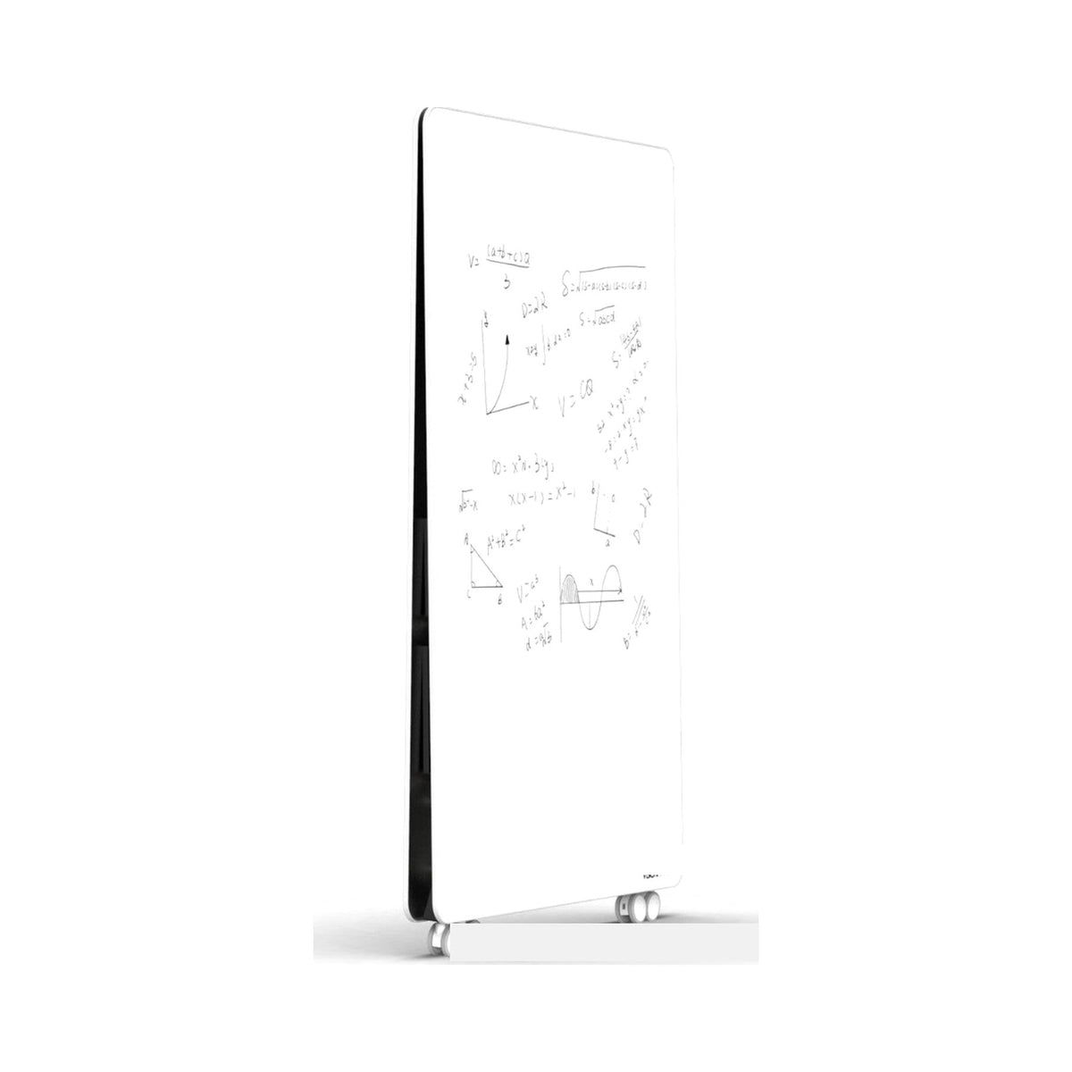 JART Mobile A-Frame Whiteboard folded flat for storage
