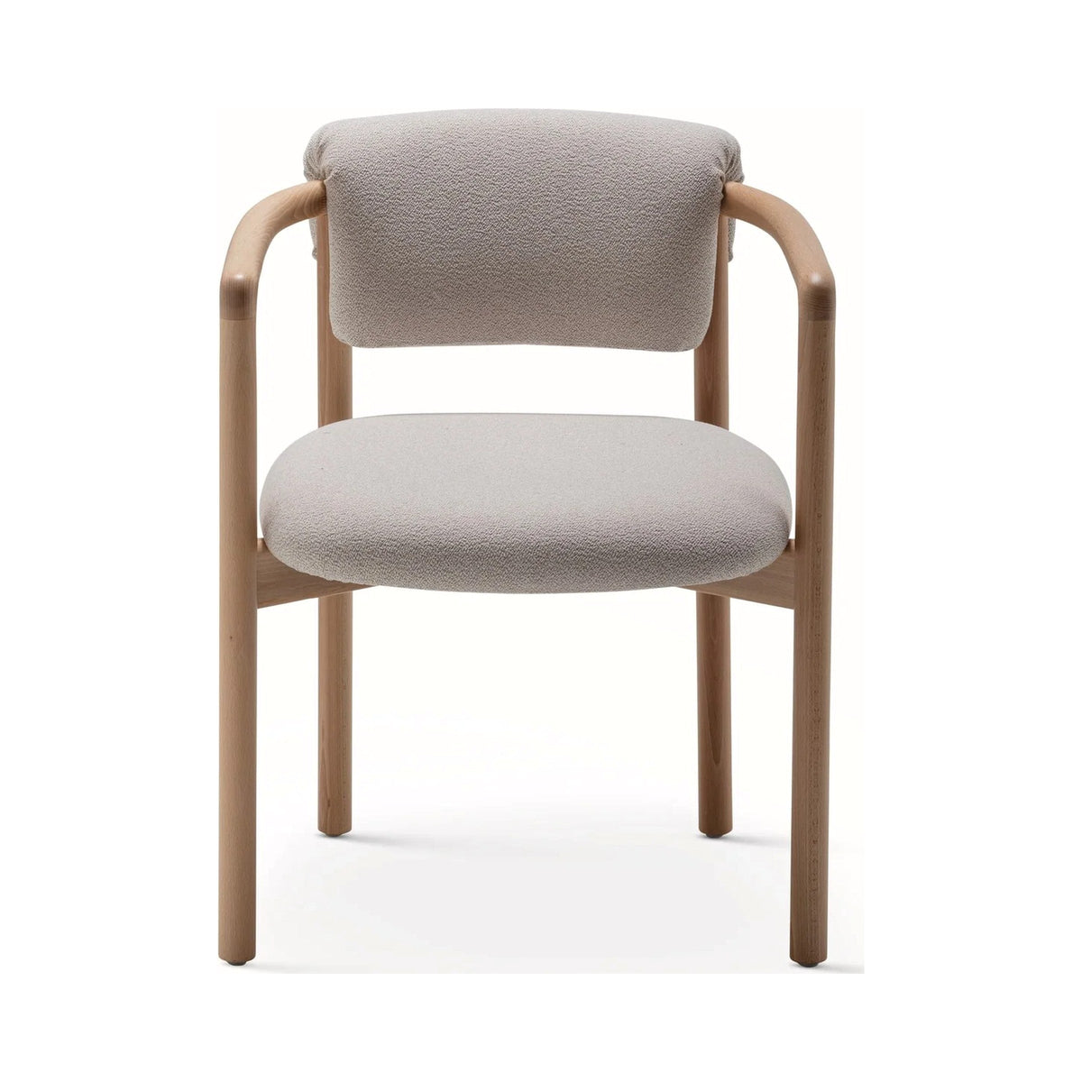 Joli in natural beech with pale boucle