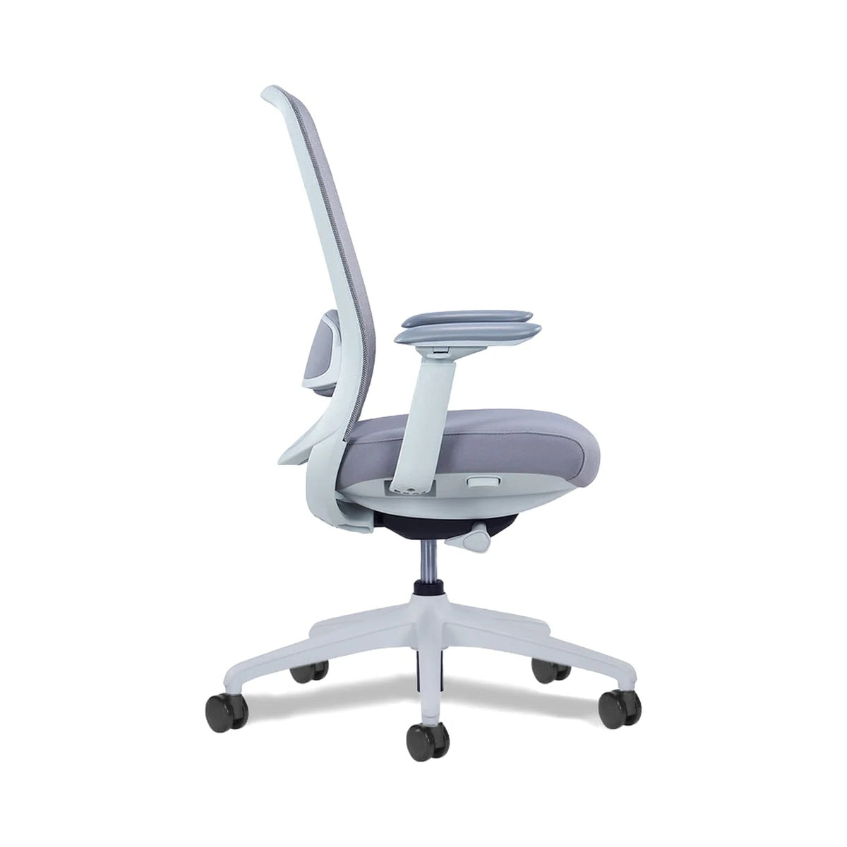 Kyoto task chair in grey on a light frame
