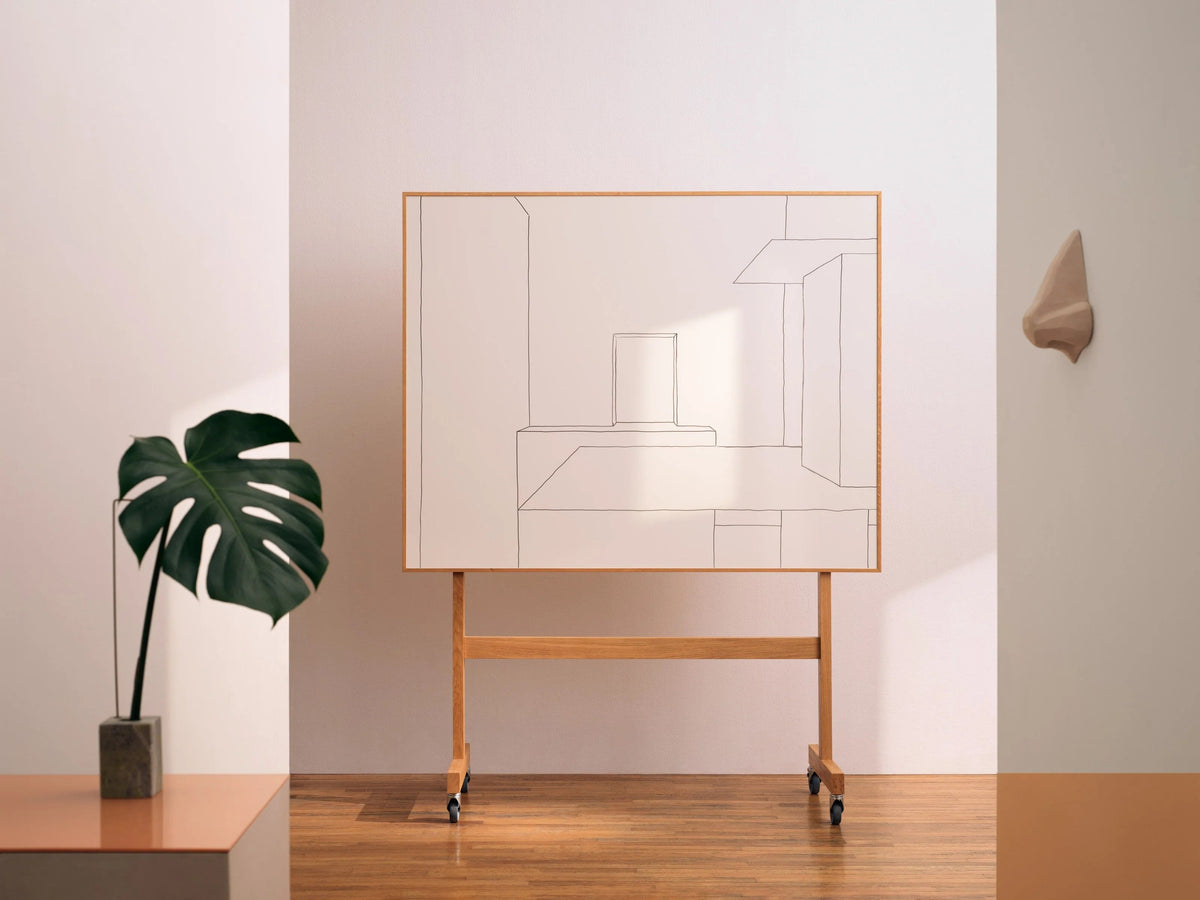 Lintex Wood Mobile in a workspace