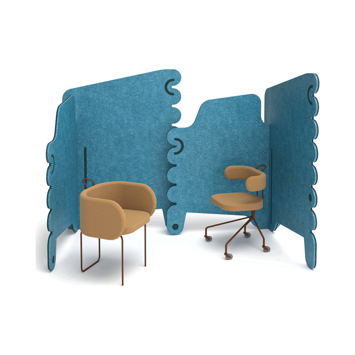 Mr SCREEN dividers in blue