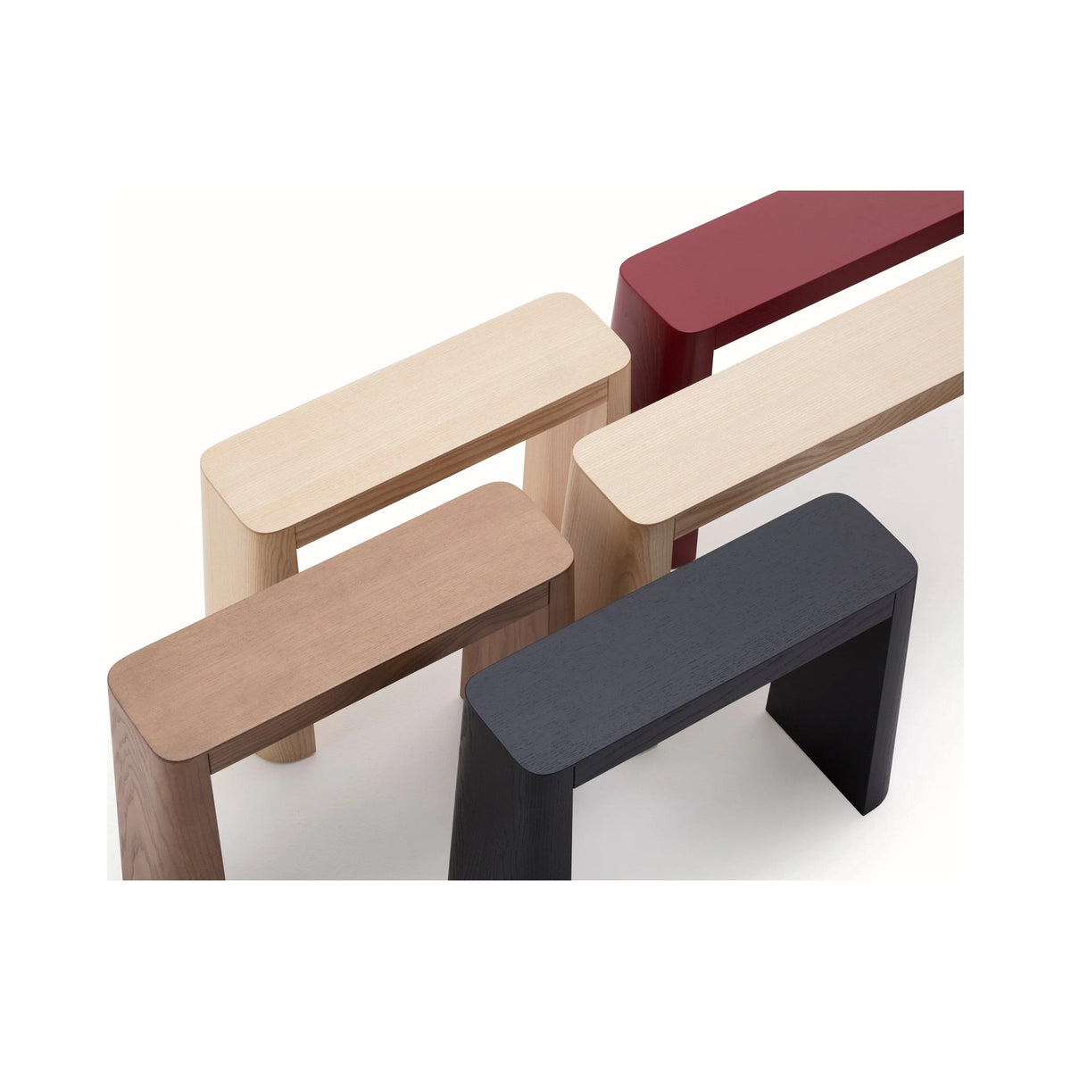 Mule bench in black