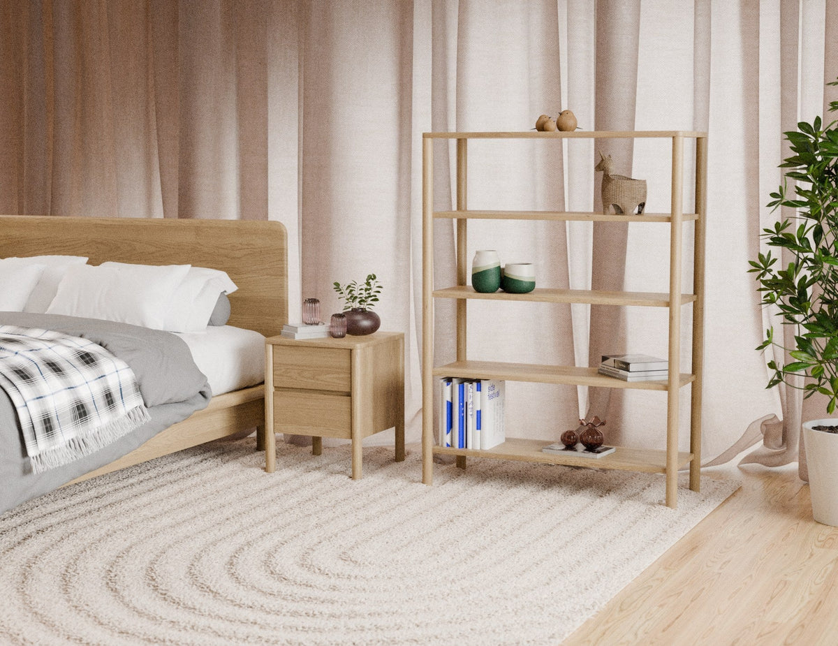 Nordica Bookcase in a styled interior