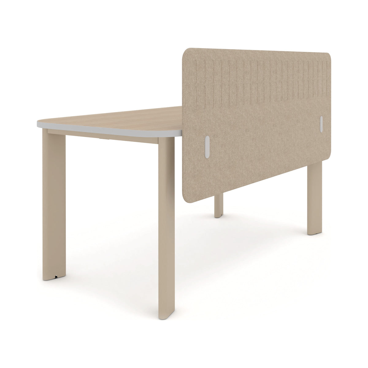 OBLONG desk with screen
