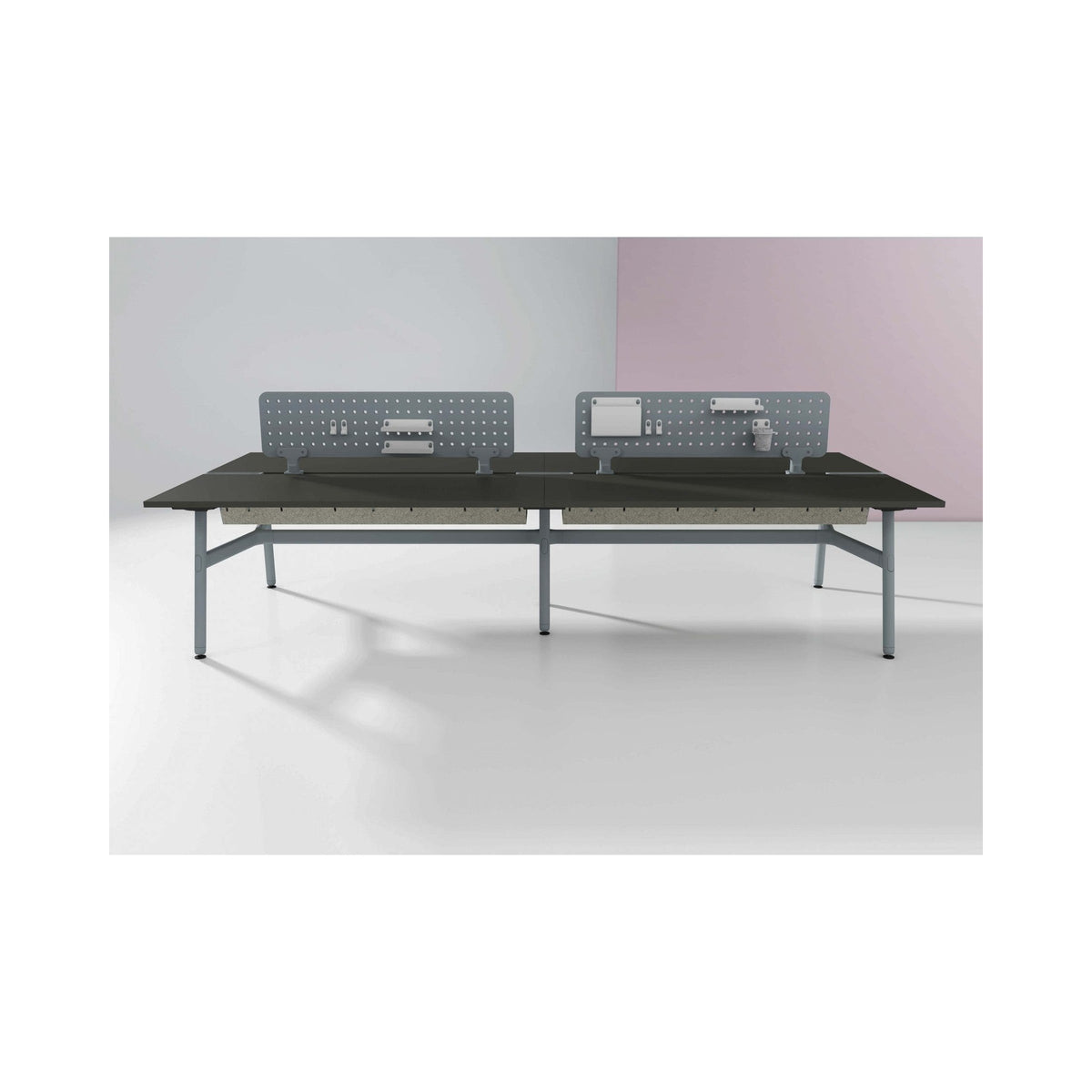 Okidoki workstation in grey