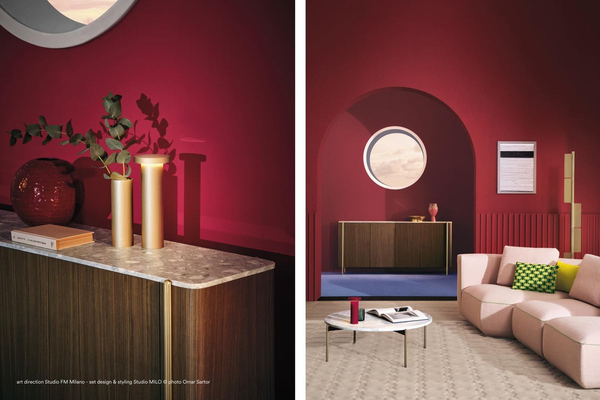 Pedrali Blume Sideboard in a styled interior