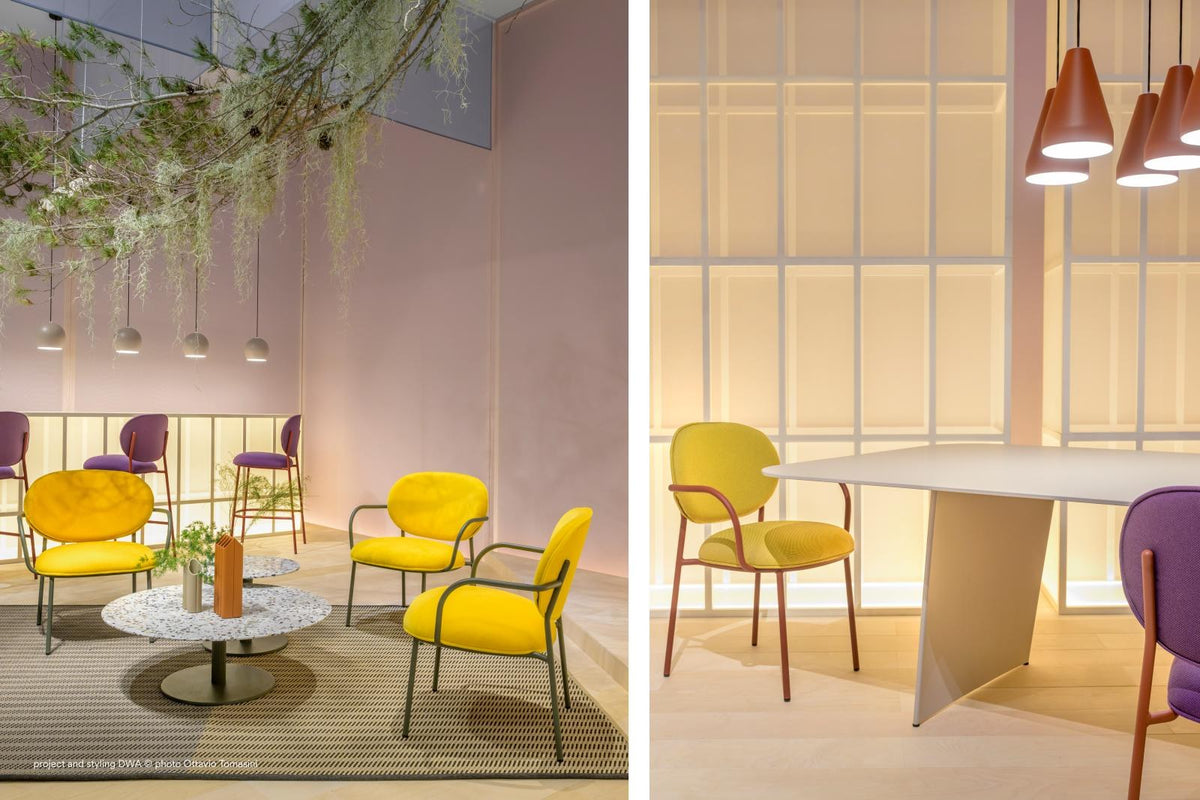 Pedrali Blume Table in a styled interior