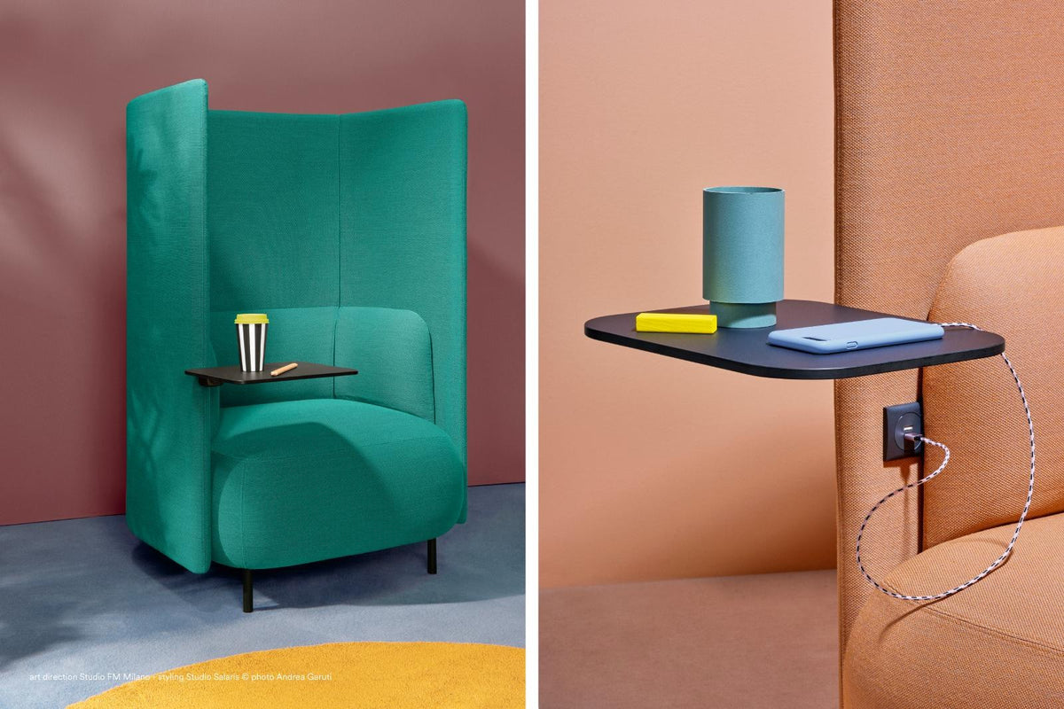 Pedrali BuddyHub in a styled interior