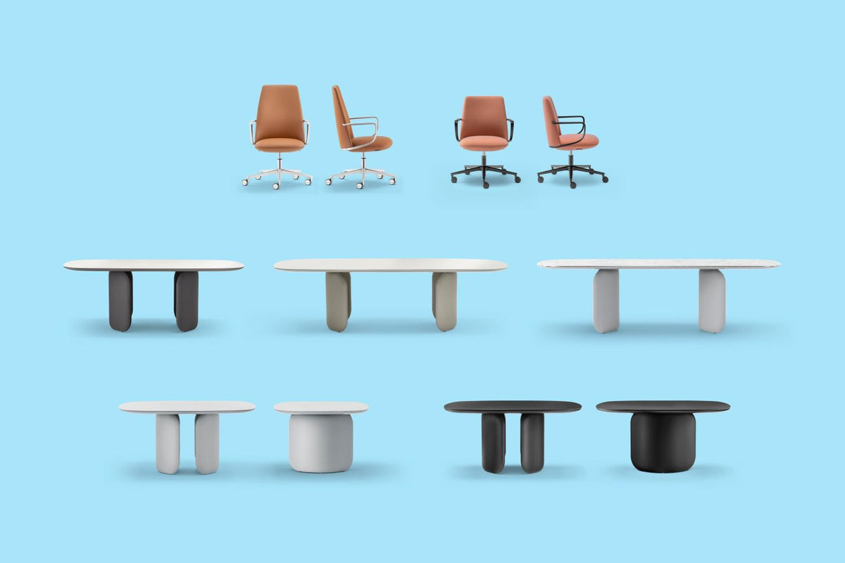 Pedrali Elinor Table in a styled interior