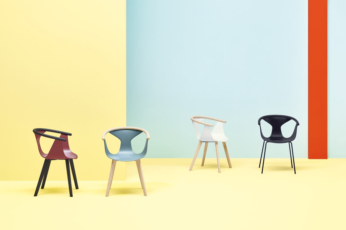 Pedrali Fox in a styled interior
