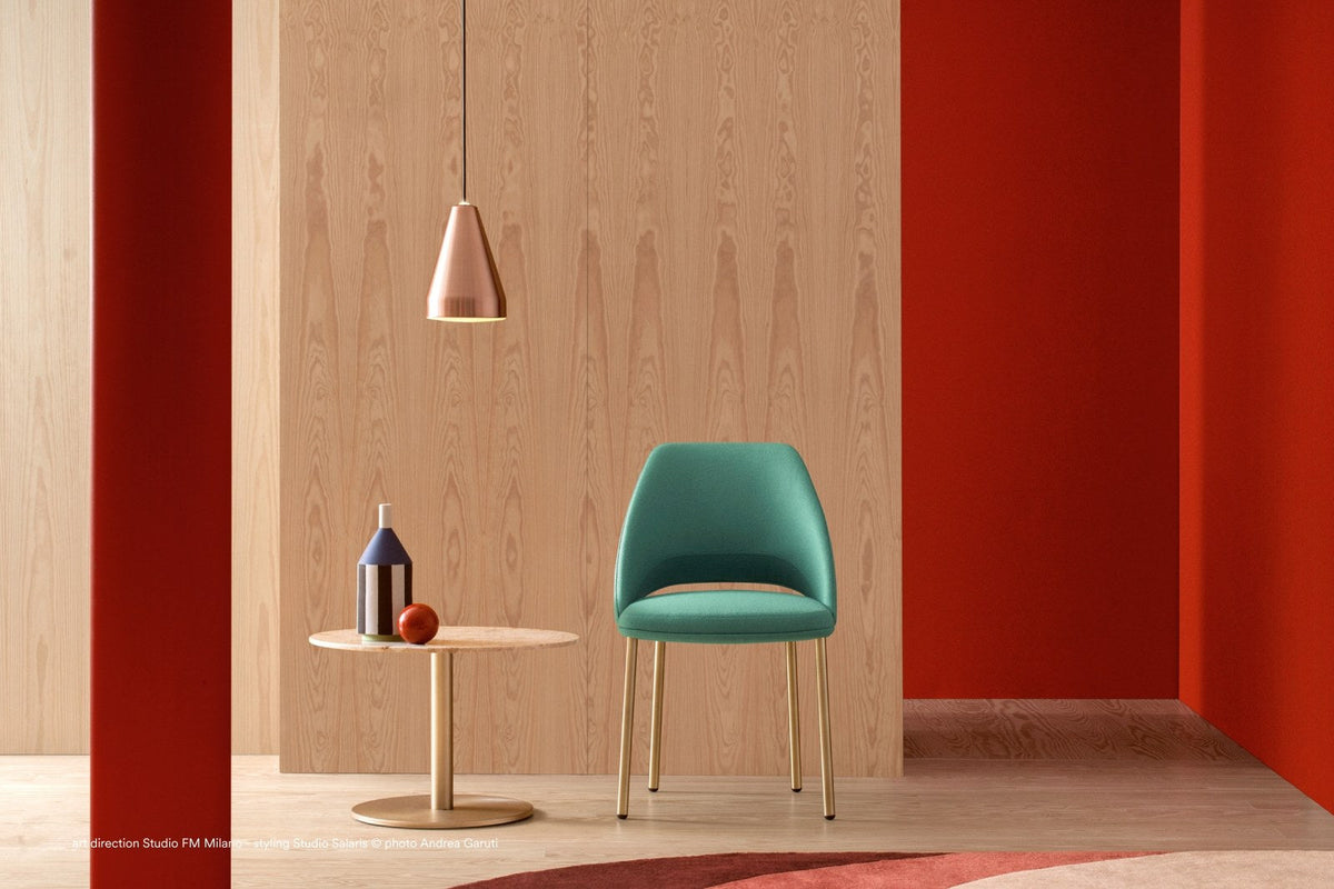 Pedrali Inox in a styled interior