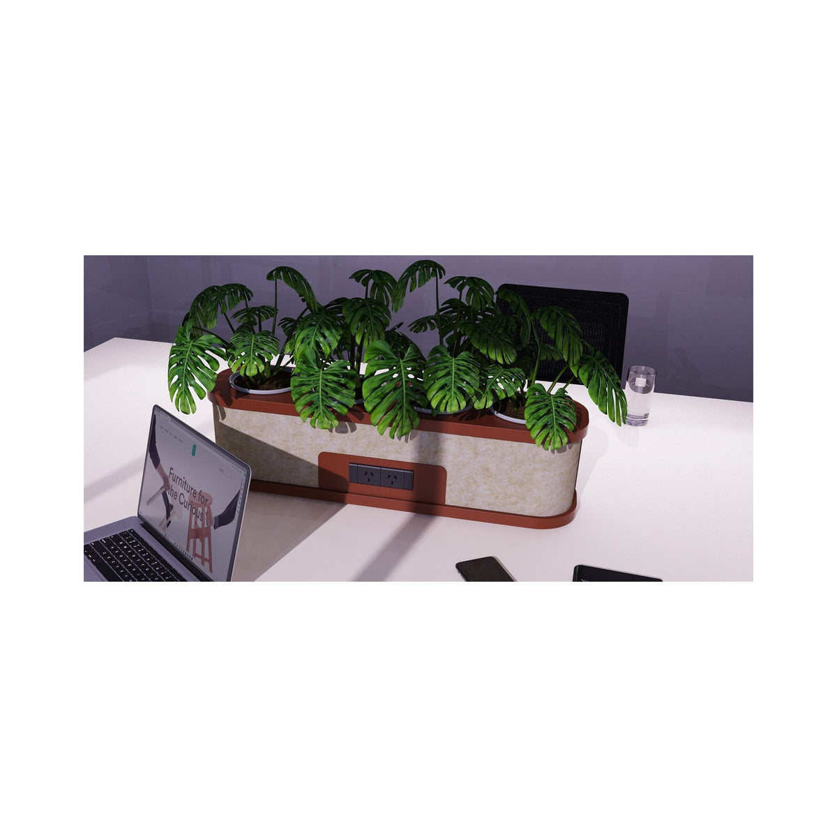 Power Planter in terracotta