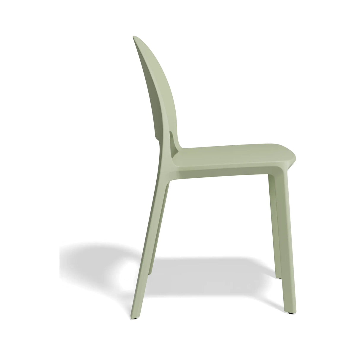 Profile Chair in mint, side view