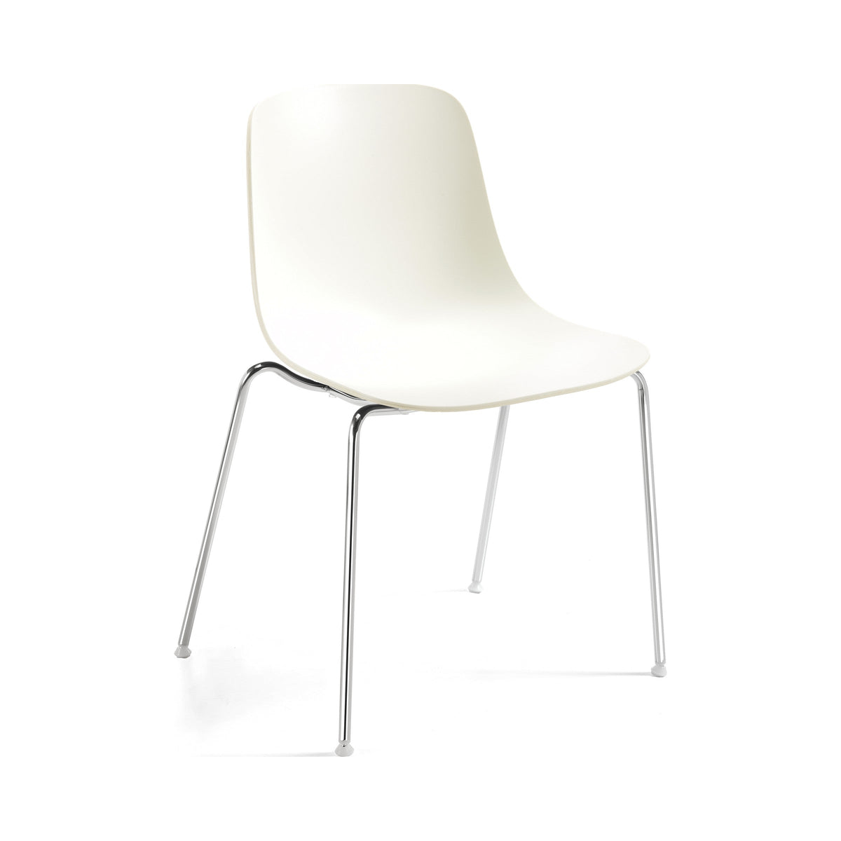Pure Loop Binuance 4 Leg Chair in Pure white
