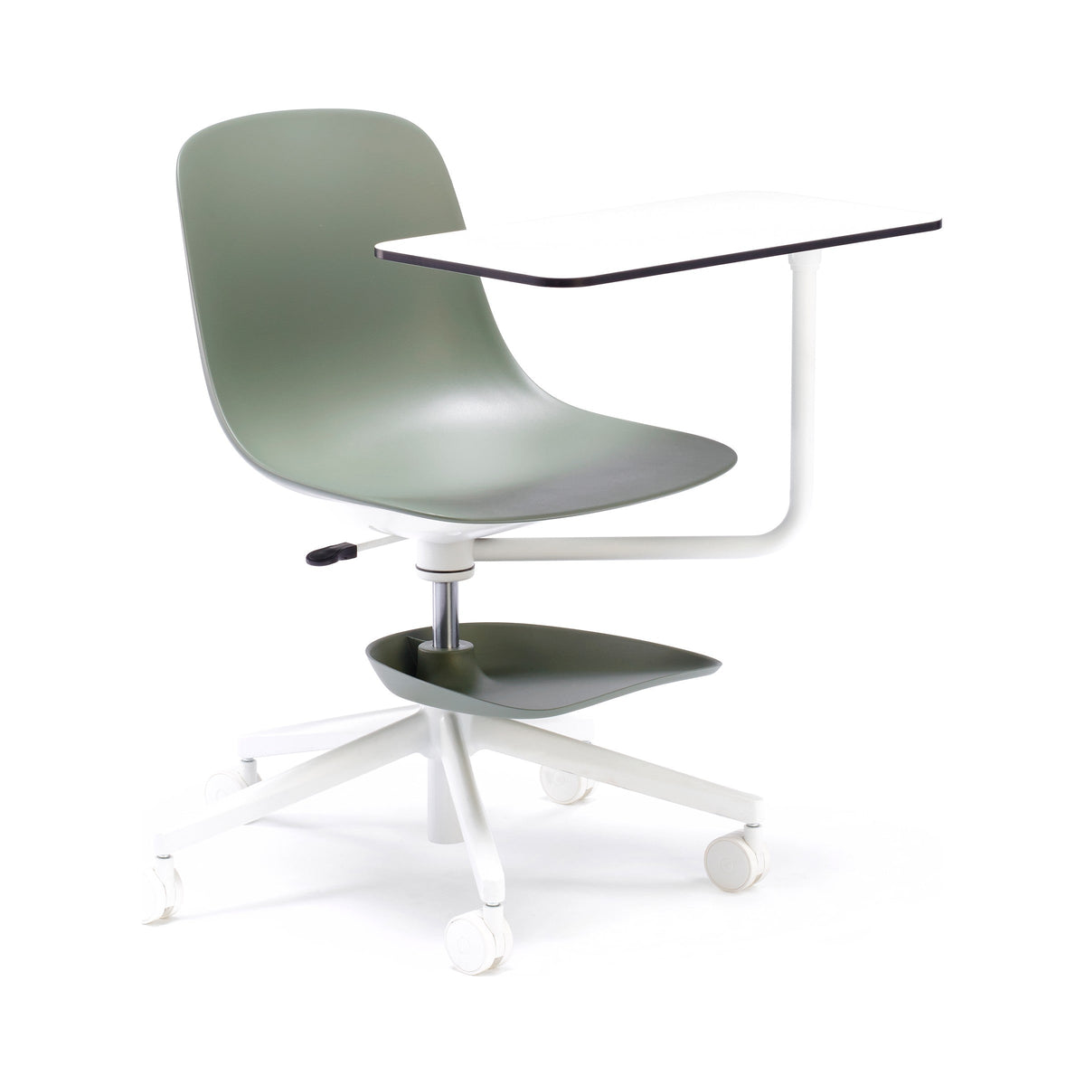 Pure Loop Edu Tablet Chair in green on white