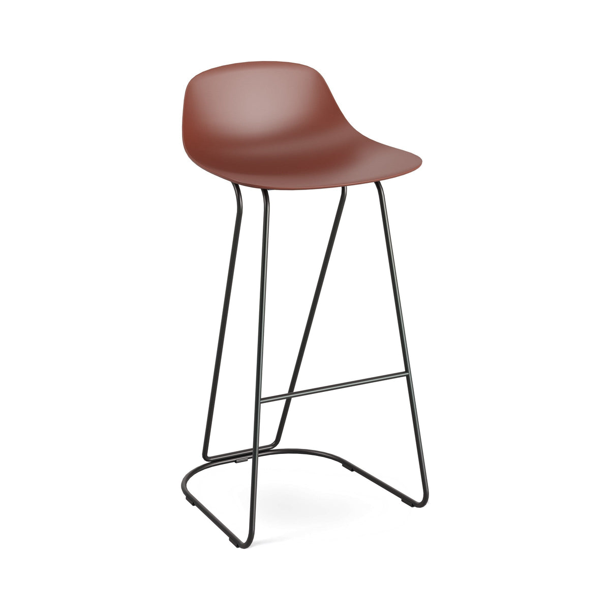 Pure Loop Mini Dandy bar stool in Marsala