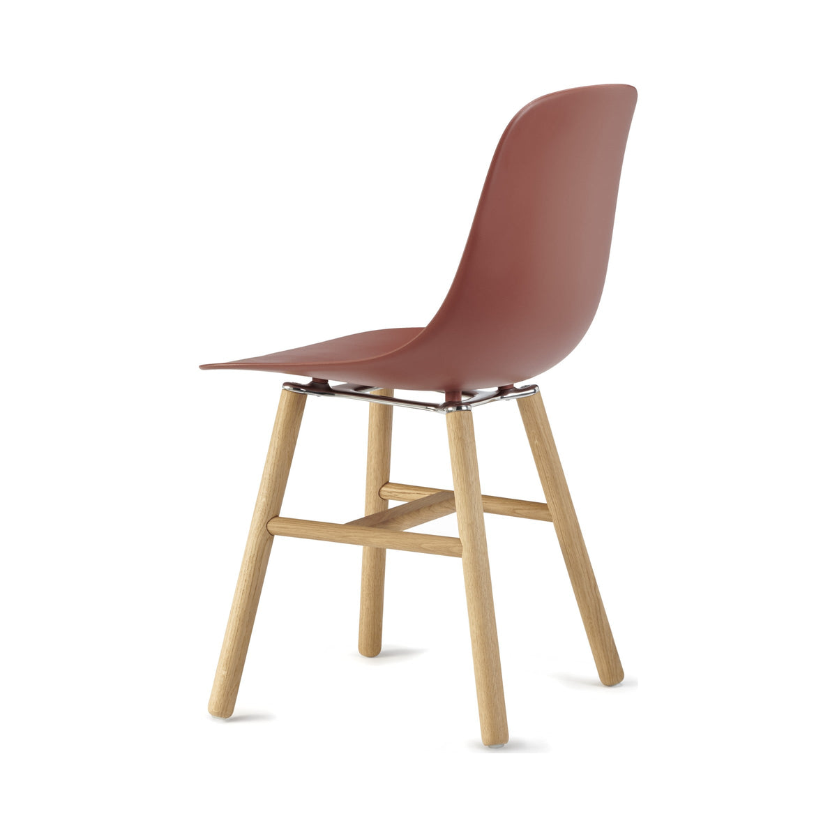 Pure Loop Wood Leg Chair, side view