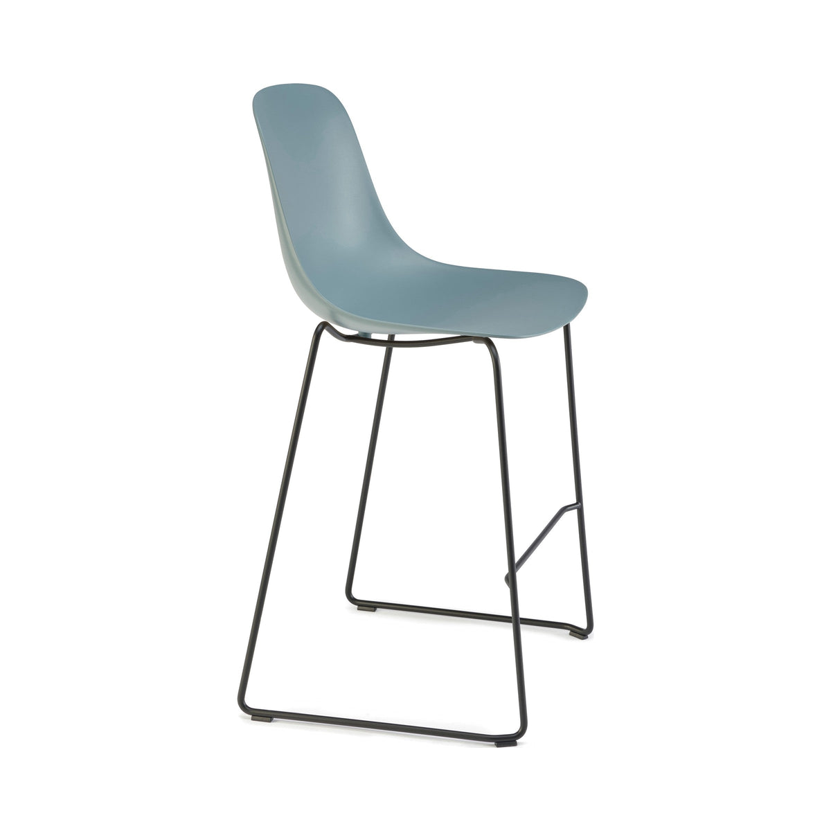 Pure Loop kitchen stool in Powder blue