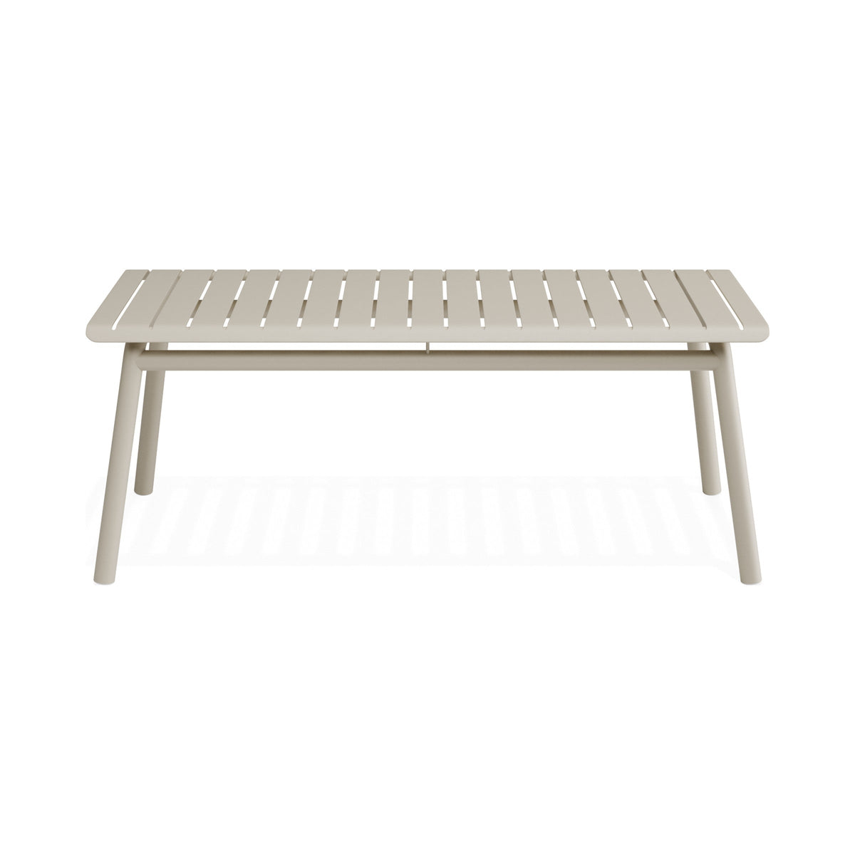 Roku 1200 mm bench in latte, front view
