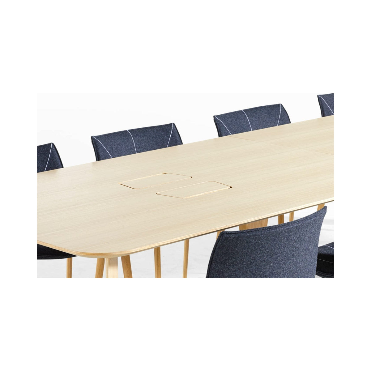 Seamless modules in a boardroom table