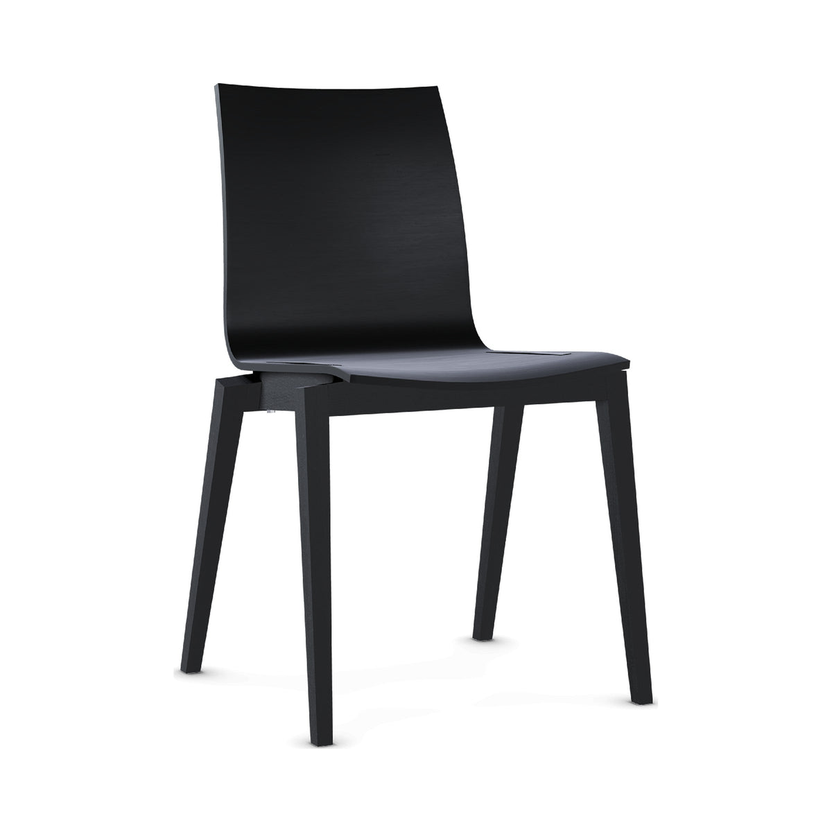Stockholm Chair in black stained beech