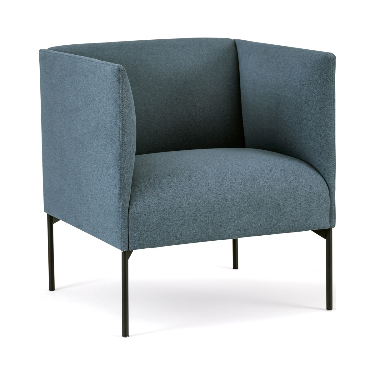 Talk Easy Chair in spruce, three-quarter view