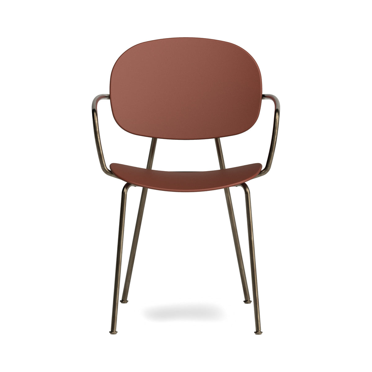 Tondina Pop Armchair in Marsala, front view