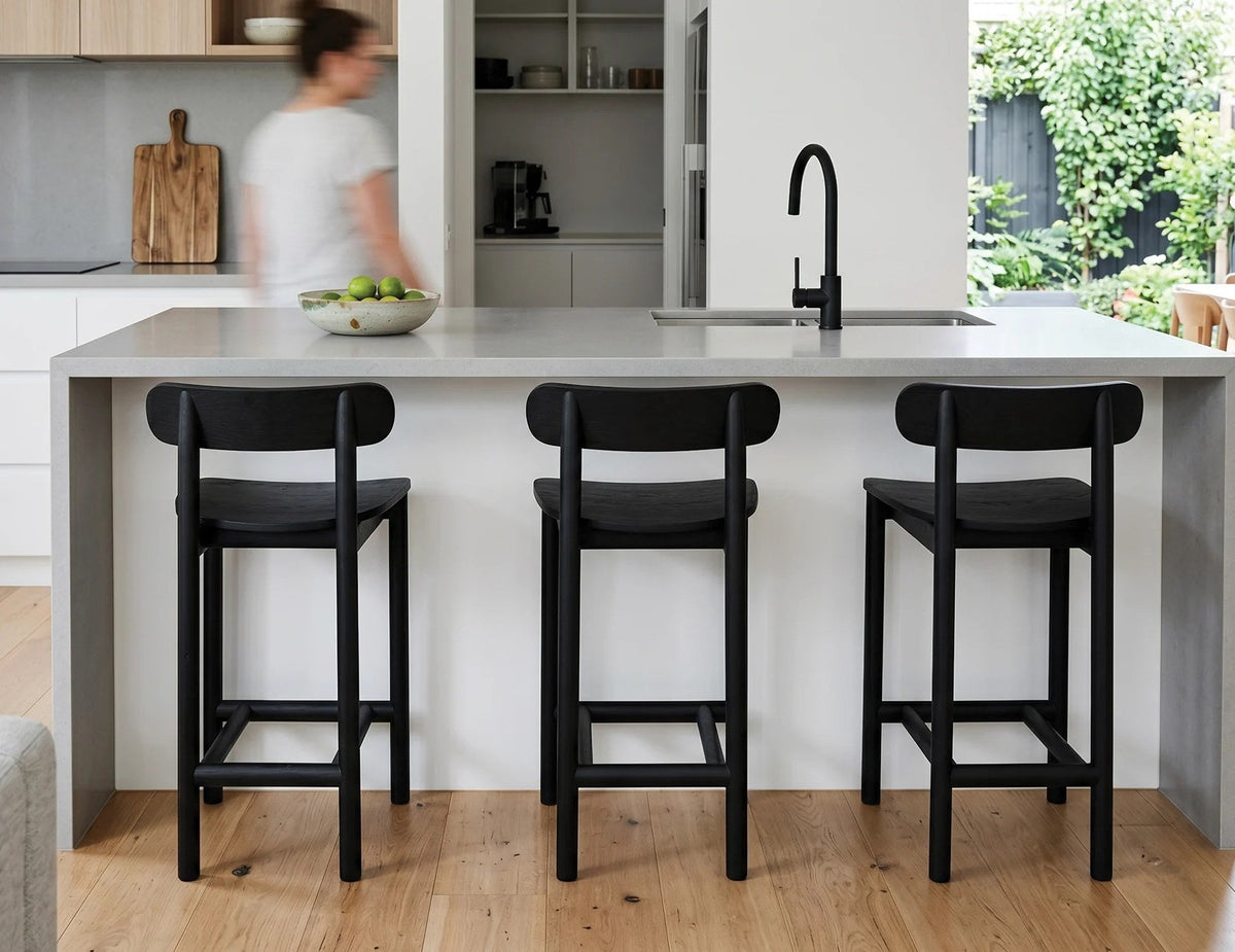 Zara Bar Stool in a styled interior